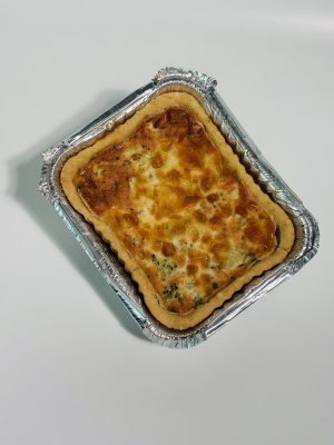 Киш с форелью и брокколи (вес 220 гр.)